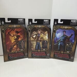 NEW 3 Dungeons & Dragons Golden Archive Honor Among Thieves Forge, Holga & Simon